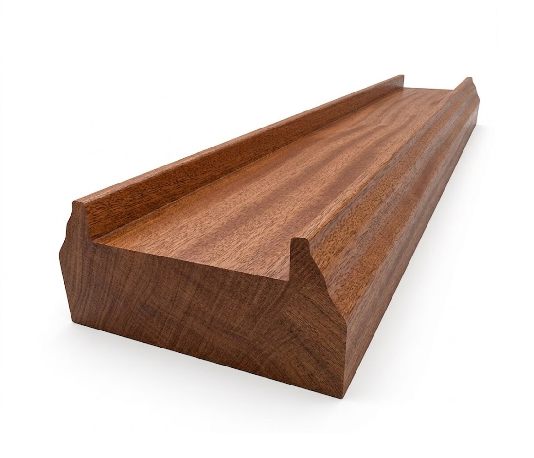 41mm Slot Dark Hardwood TB Baserail